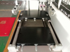 صفحه نمایش چاپ ماشین مخصوص برای دقت بالا دو کار میز شیشه ای پلیتی