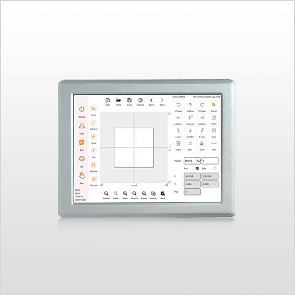 Linux Laser Marking Software & Controller Embeded Touch Panel