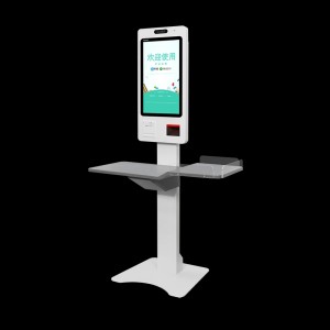 21,5 tommers selvbetjent bestillingsautomat for matterminal selvbetjent betalingskiosk med berøringsskjerm LCD-reklameskjerm