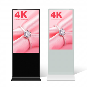 65 palcový podlahový LCD reklamný prehrávač Digital signage