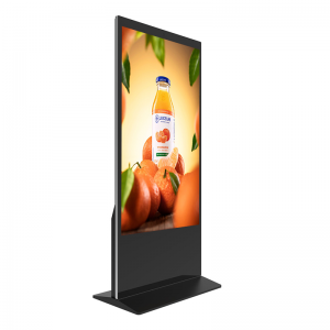 หน้าจอโฆษณาห้างสรรพสินค้าขนาด 49 นิ้วจอแสดงผล LCD ป้ายดิจิตอลเชิงพาณิชย์