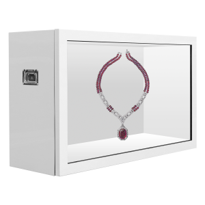 Transparent Display Cabinet Showcase box Ad player Touch Screen Digital Signage para sa Advertising display