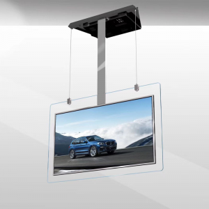 Երկկողմանի կախված OLED թափանցիկ էկրան LCD պատուհանի էկրան Գովազդային նվագարկիչ Թվային ցուցանակ