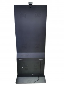 43/49/55/65 инчен рекламен плеер со мерење на температурата и скенер за проверка на температура Киоск Температурен монитор за дигитален киоск