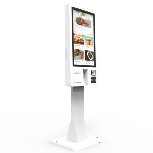 32 inç vetë-shërbim i ushqimit të shpejtë Porositja e kioskës shitëse Kioska e pagesave me sinjalistikë dixhitale interaktive Kiosk me ekran me prekje