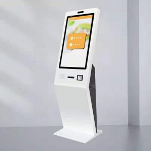 21,5 palcový samoobslužný objednávkový potravinový terminál predajný automat samoobslužný platobný kiosk s dotykovým LCD reklamným displejom