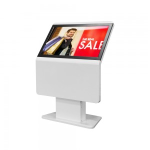 43-tommers berøringsskjermkiosk LCD-reklameskjerm Annonsespiller digital skiltingkiosk for kjøpesenter supermarked flyplassstasjon