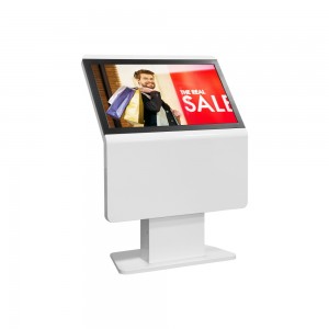 43-tommers berøringsskjermkiosk LCD-reklameskjerm Annonsespiller digital skiltingkiosk for kjøpesenter supermarked flyplassstasjon
