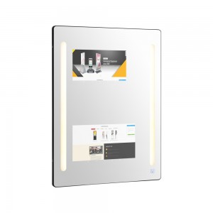 Smart Mirror 7" မှ 100" Touch screen ရေချိုးခန်း/Smart home အတွက် Magic mirror