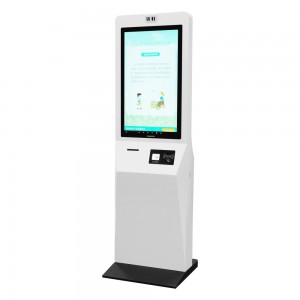 Terminal de pagamento de autoatendimento interativo de 21,5/32 polegadas quiosque de tela sensível ao toque de autoatendimento