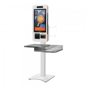 21.5 Inch Self Checkout Self Service ordering Kiosk Digital signage Machine LCD Display Android Windows OS Touch Screen Interactive Bill Payment Terminal Kiosk