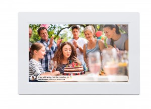 7 pouces 10.1 pouces WiFi partage à distance multi-langue téléphone intelligent connecter vidéo nuage Photo cadre photo numérique