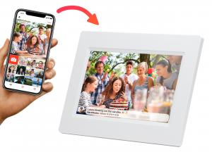 7-palcový 10,1-palcový inteligentný Android WiFi Cloud digitálny fotorámik s dotykovou obrazovkou Prehrávač médií Darčekový digitálny fotorámik na zdieľanie fotografií