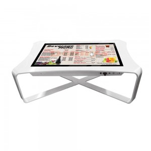 Čínska výrobná cena 43-palcová Vodotesná dotyková obrazovka Android interaktívny dotykový stôl pre hráča na kávu/bar/vzdelávanie/hry