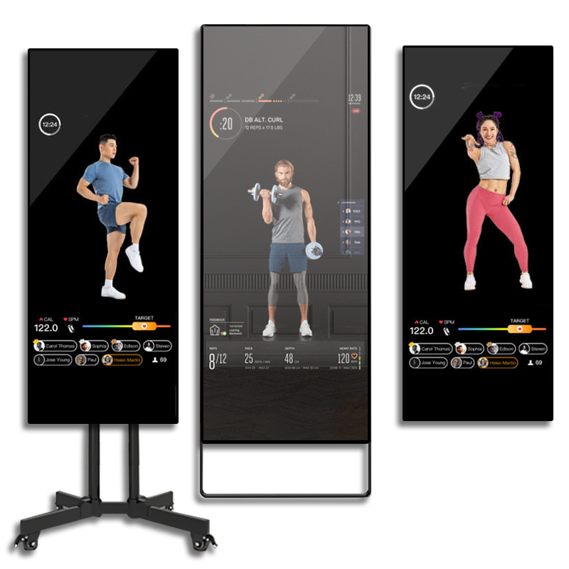 Intelligent fitness magic mirror can also be used for scientific fitness in the home environment