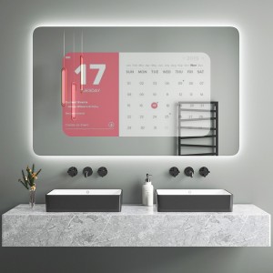 ʻO ka Mirror Smart 7″ i ka 100″ Interactive TV Bathroom Touch Screen Magic Mirror