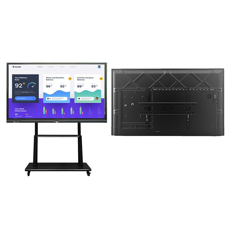 65″ 75″ 85″ 98″ 20 pontos Infrared touch whiteboard interativo conferência reunião quadro eletrônico Touch screen Quiosque Imagem em destaque