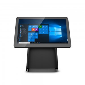 صفحه نمایش لمسی سیستم POS 15.6 اینچی پنجره رستوران خرده فروشی صندوق نقدی Win 7 8 10 دستگاه اندروید سیستم POS ثبت نام برای فروش