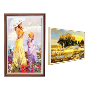 21.5/32/43/49/55/65 Inch Smart Digital Art Frame Artwork WiFi HD Display for Fine Paintings Picture Wall Photos Photos Digital Art Frame