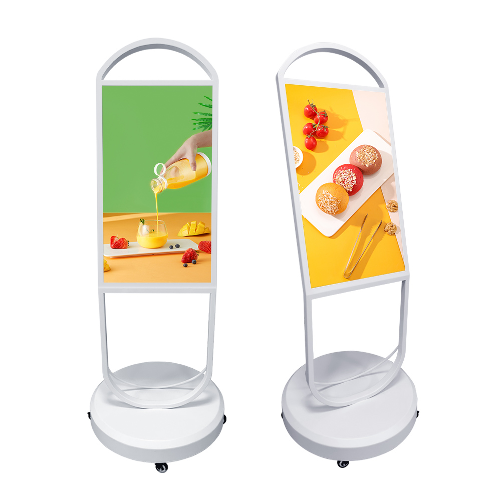 32 inch Movable Digital Signage Portable Reklam player Wêneyê Taybetmendî
