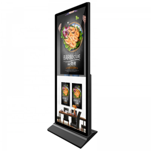 69.3 inch floor stantes android extenta bar lcd display full screen digital signage for store retail supermarket