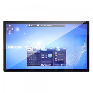 32/43/49/55/65 လက်မ LCD ဒစ်ဂျစ်တယ် ဆိုင်းဘုတ် ကြော်ငြာစခရင်များ Android Touch Screen Kiosk အပြန်အလှန်အကျိုးသက်ရောက်မှုရှိသော မျက်နှာပြင် ကြော်ငြာပလေယာ