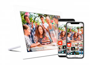 7 polzades 10,1 polzades Smart Android WiFi Cloud Marc de fotos digitals Pantalla tàctil Reproductor multimèdia Marc de fotos digitals de regal per compartir fotos