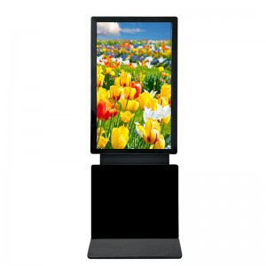 China Fabriek 43/49/55/65 Inch Roterende Monitor Kiosk Netwerk Video Player Terminal Touch Screen Reclame Display Interactieve LCD Digital Signage