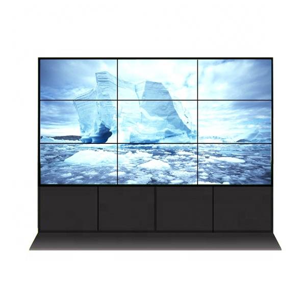 Moldura ultra estreita 46 polegadas 49 polegadas 55 polegadas Parede de vídeo LCD para exibição de publicidade em tela de TV Imagem em destaque