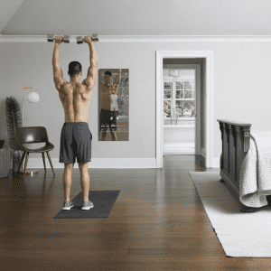 Fitness Smart Mirror cù Touch Screen Display specchiu magicu interattivu per eserciziu / sport / palestra / yoga
