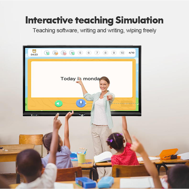 ¿Cuáles son las funciones de la pizarra inteligente interactiva de enseñanza?