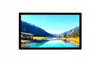 Reprodutor de anúncios em tela LCD de exibição de mídia de publicidade de parede de 55 polegadas
