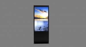 קיוסק צג צג פרסום מסך מגע LCD 43 אינץ', קיוסק מידע על מסך מגע