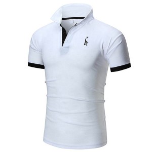 embroidory Summer Short Sleeve Adult Wholesale customizable High Quality Men Polo T-shirt