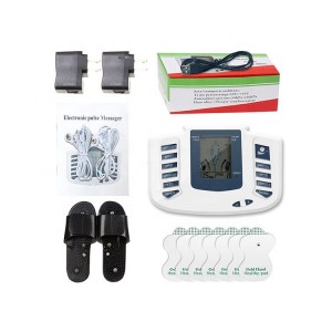 Máquina de estimulador muscular masajeador de pulso electrónico
