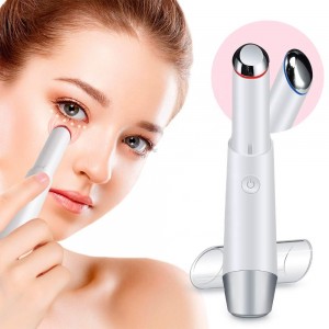 Bolígrafo de masaxe recargable eléctrico para o coidado dos ollos, vibrador de masaxe ocular para uso doméstico
