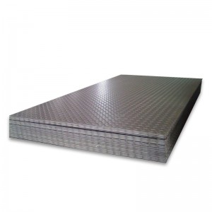 Galvanized checkered steel coil anti slip and wear resistant