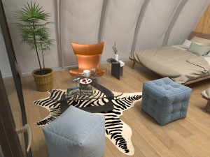 Kundenspezifisches Hotel-Resort-Zelt mit Badezimmer