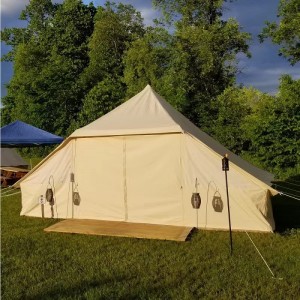 Oxford Canvas Large Double Door Camping Yurt Bell Tentorium