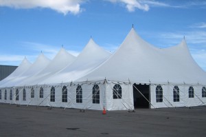 Tente extérieure combinée multi-tailles pour événement