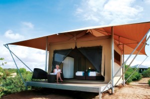 Luksusowy namiot hotelowy z membraną napinającą