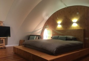 Neues Design-Hotelzelt, luxuriöses Kokonhaus Nr. 005
