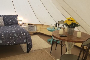 La famiglia glamping di lusso della tenda da safari all'aperto di alta qualità sceglie NO.041