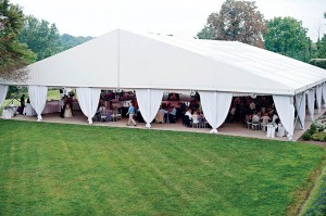 خيمة مناسبات لتزيين حفلات الزفاف على شكل حرف A