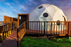 Hotelový stan PVC Geodesic Dome