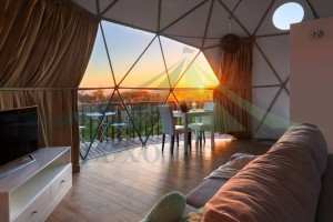 PVC Geodesic Dome Hotel lay