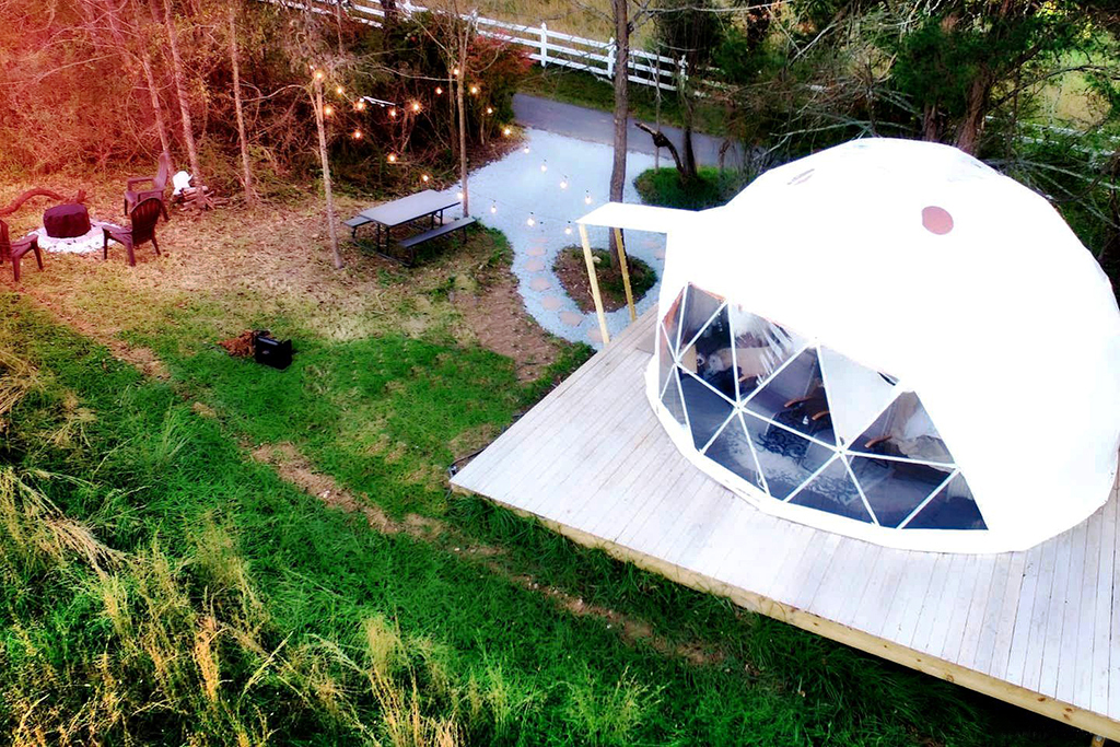 Reliable Supplier Transparent Wedding Tent -
 Hot sale dome tent film cover 6m diameter camping hotel tent – Aixiang