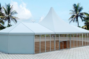 Многоразмерная комбинированная уличная палатка для мероприятий