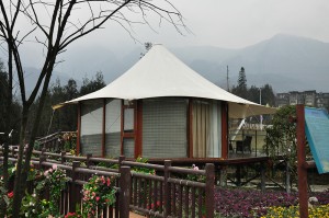Роскошная палатка для отелей с натяжной мембраной