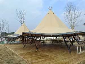 خيمة تخييم كبيرة للحفلات الهندية من تيبي